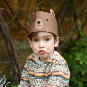 Handmade Bear Dress Up Fabric Crown