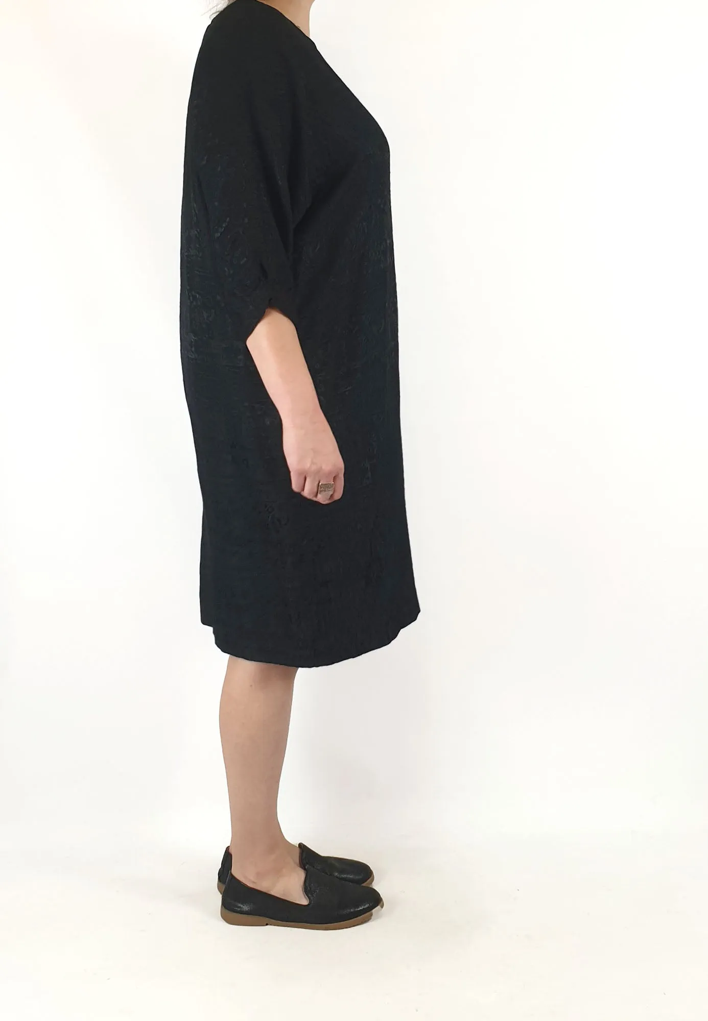 Handmade black dress size 14