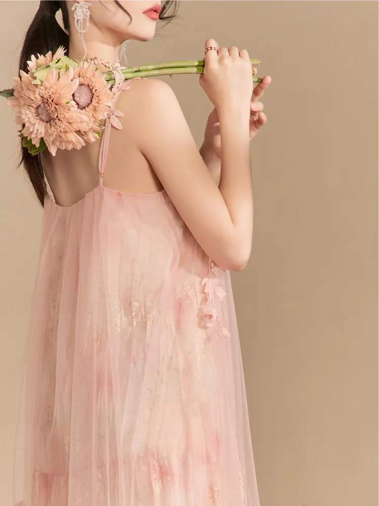 Handmade Blossom Tulle Fairy Dress