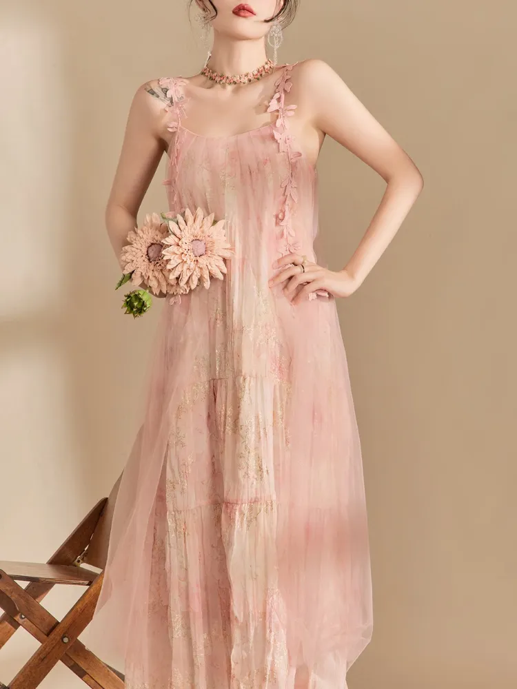 Handmade Blossom Tulle Fairy Dress
