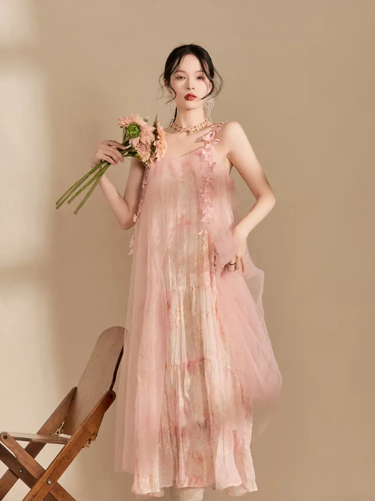 Handmade Blossom Tulle Fairy Dress