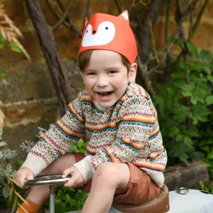 Handmade Fox Dress Up Fabric Crown