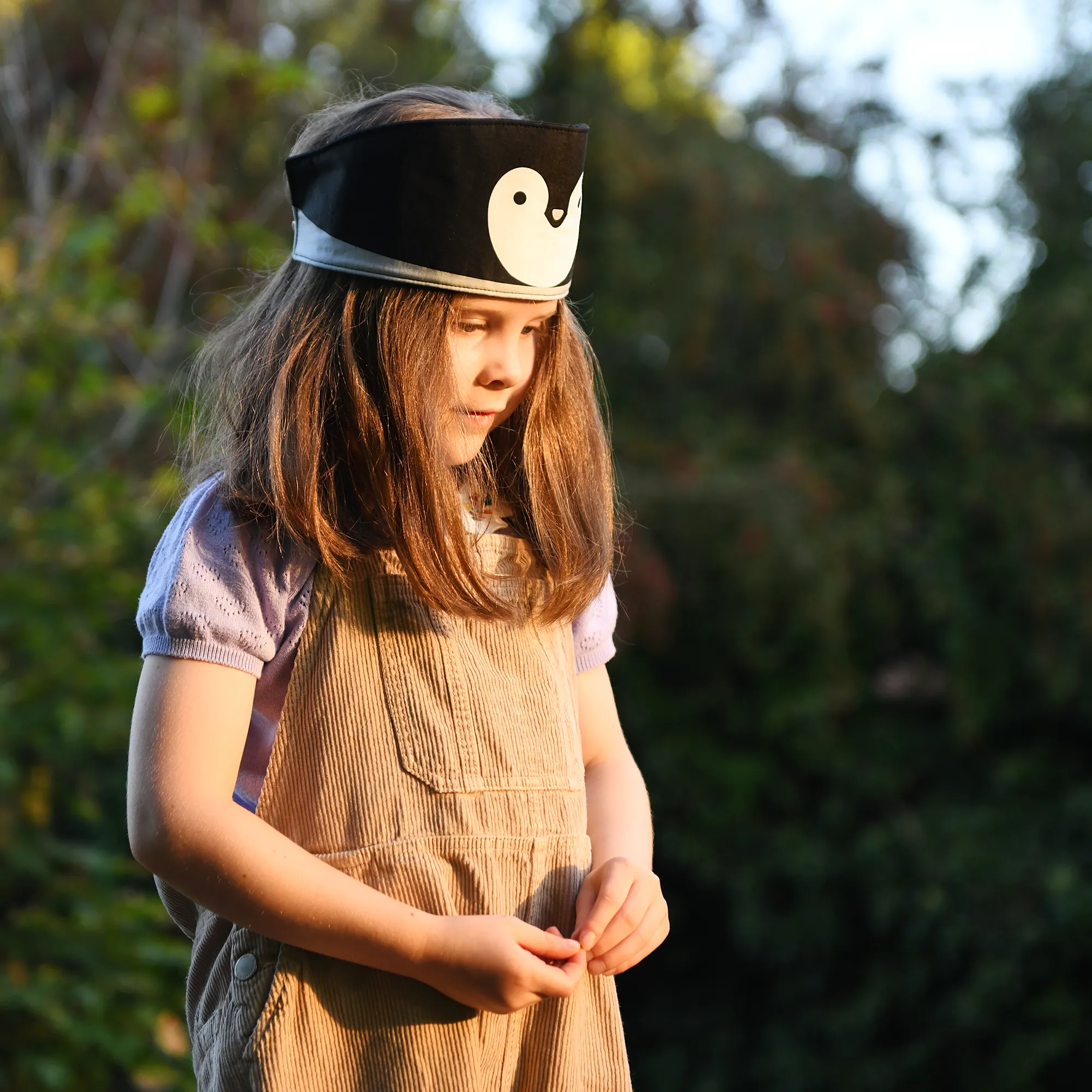Handmade Penguin Dress Up Fabric Crown
