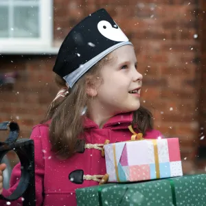 Handmade Penguin Dress Up Fabric Crown