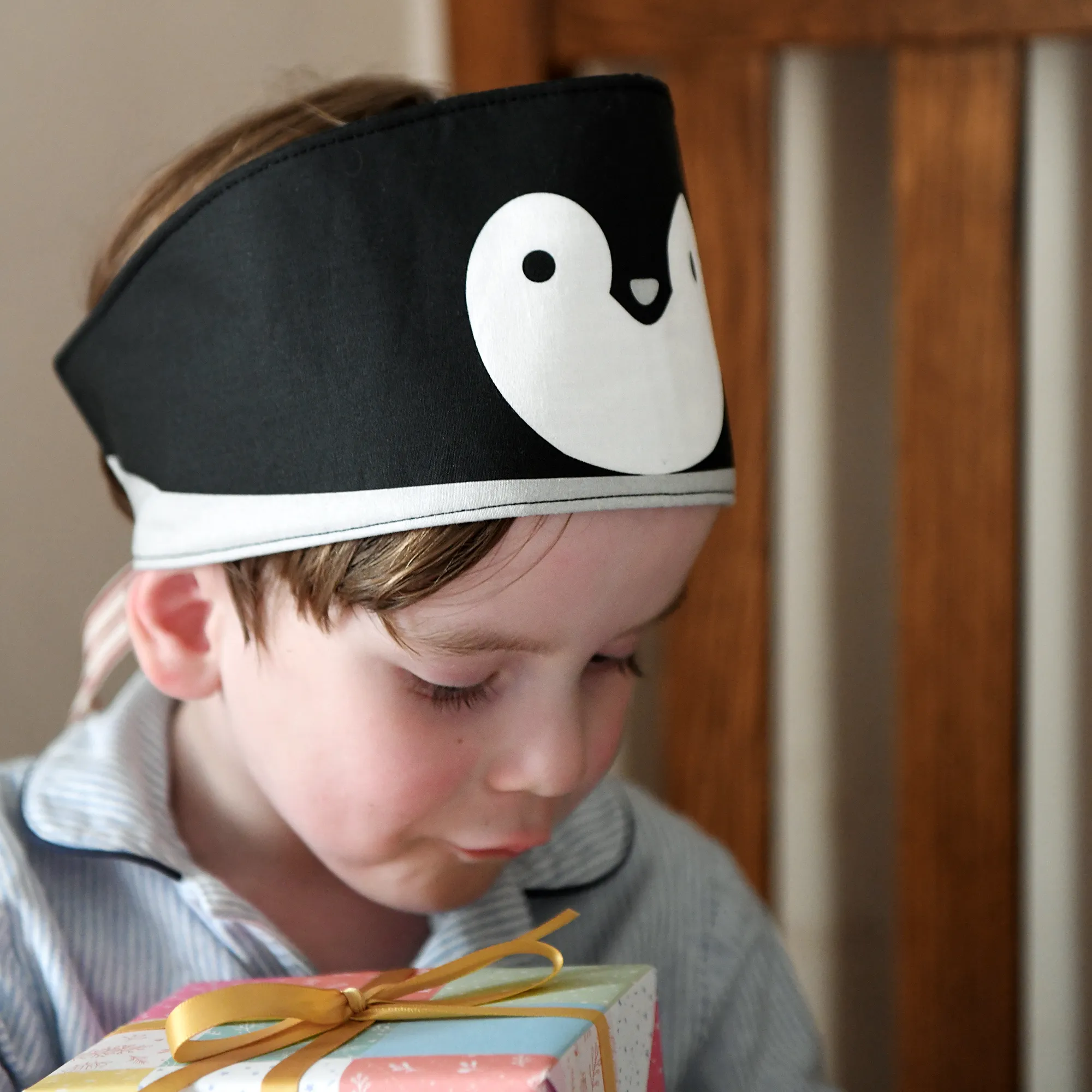 Handmade Penguin Dress Up Fabric Crown
