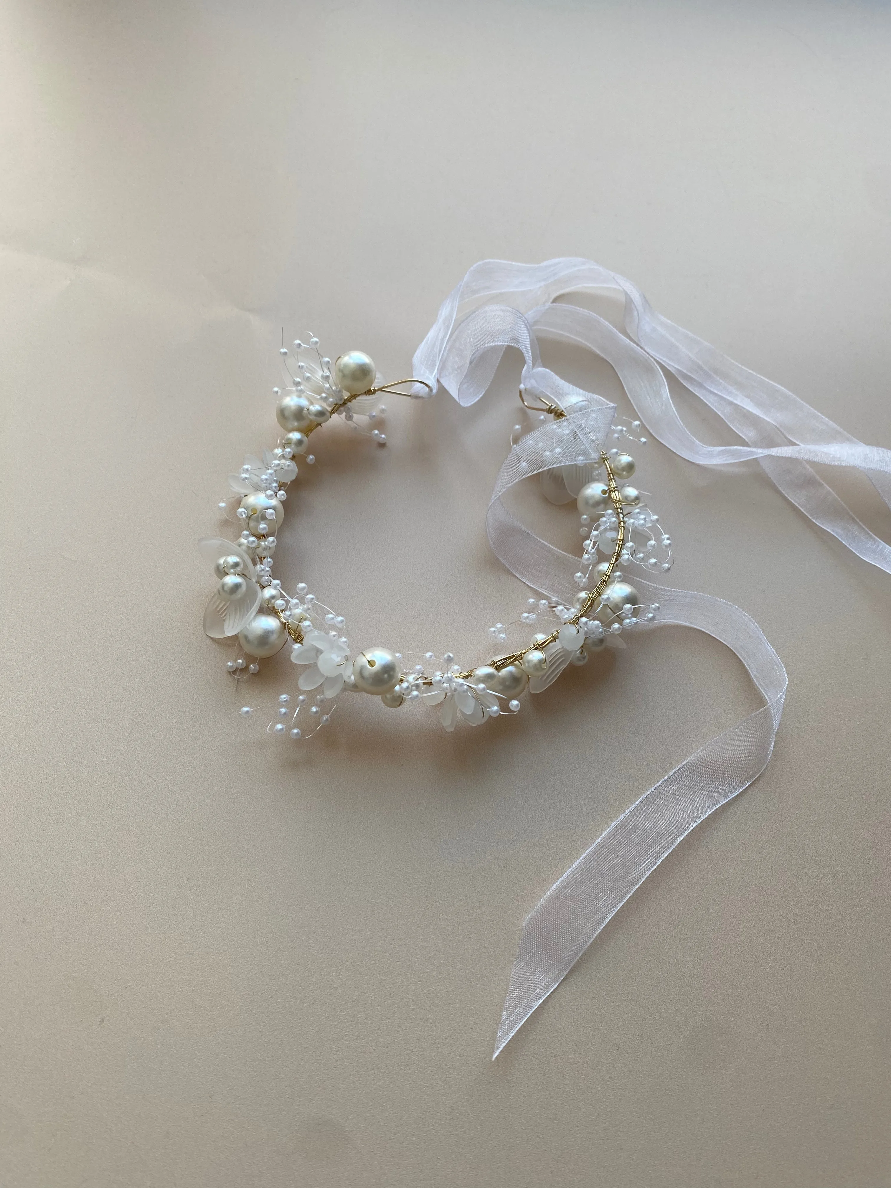Handmade Princess Of Pearl’s Crown