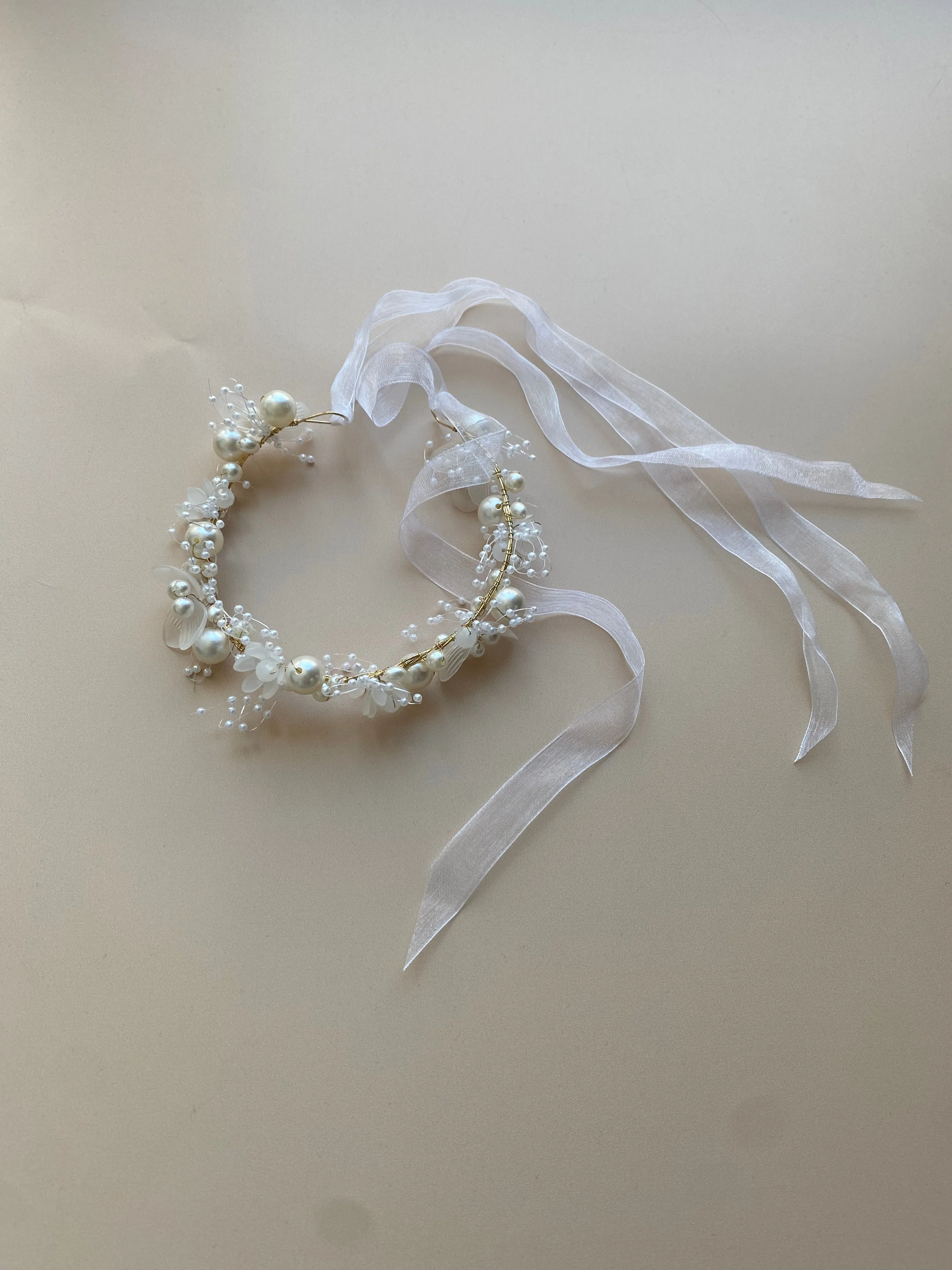 Handmade Princess Of Pearl’s Crown