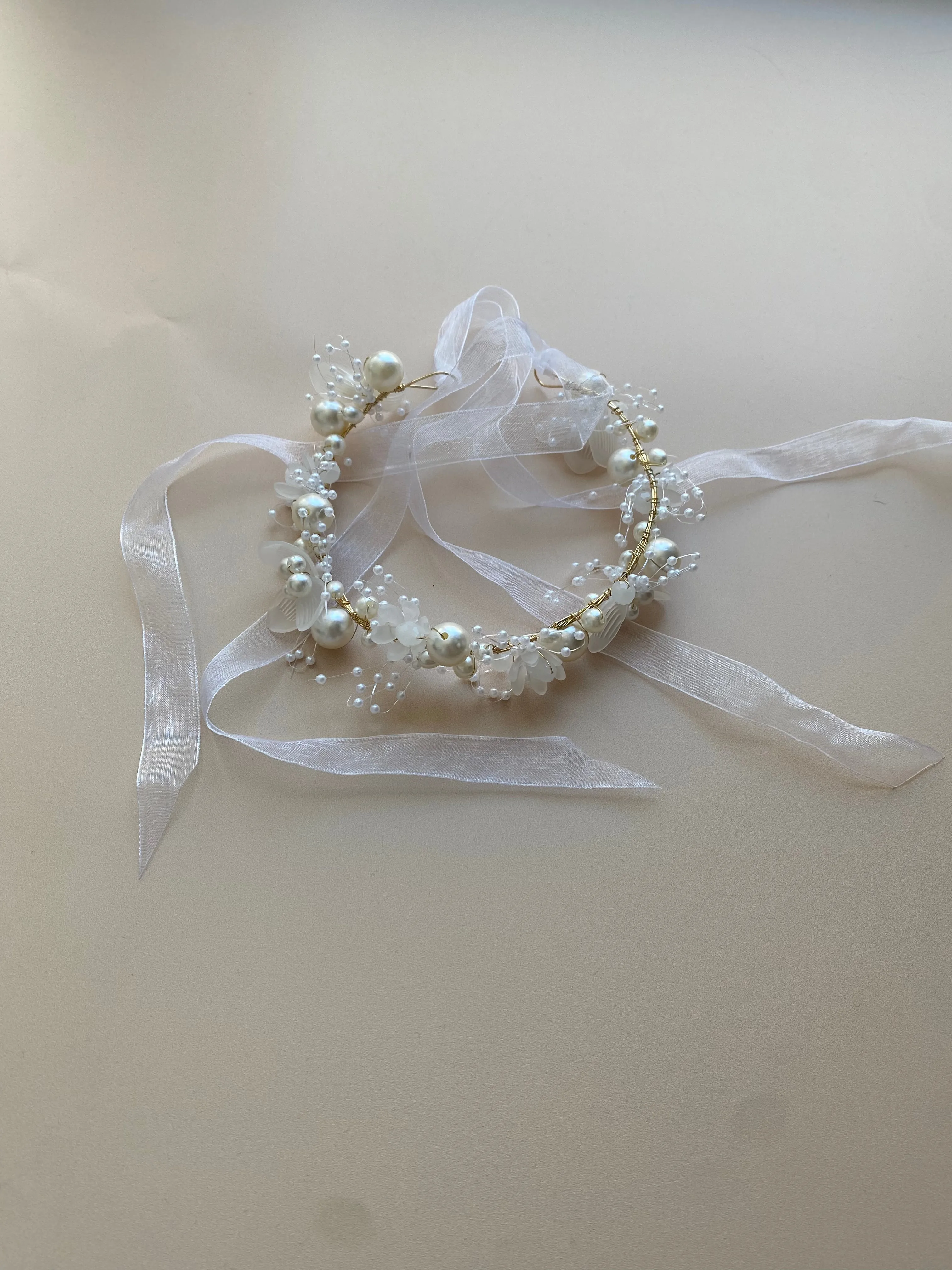 Handmade Princess Of Pearl’s Crown