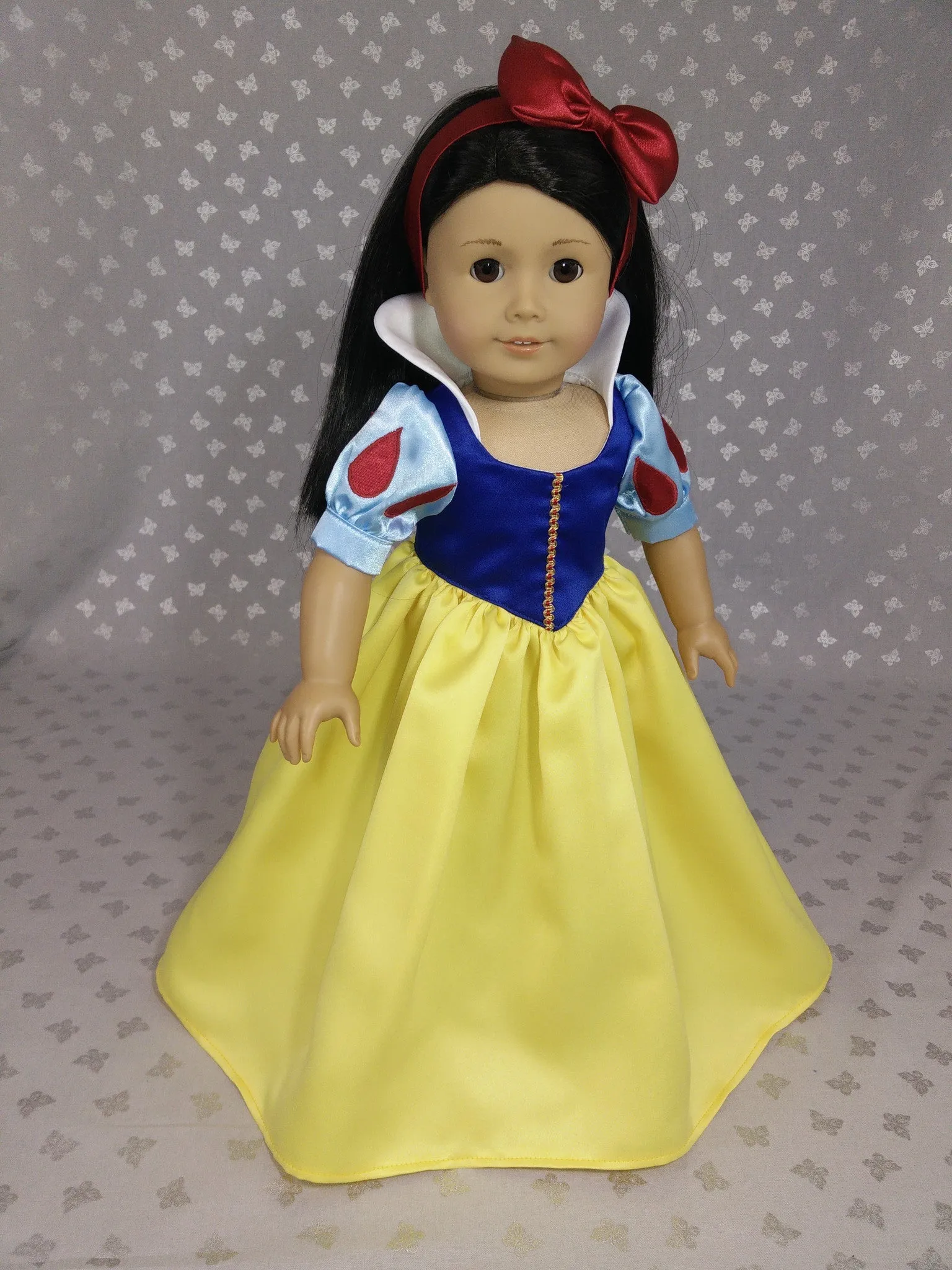 Handmade Princess Snow White Dress outfit for American Girl Doll