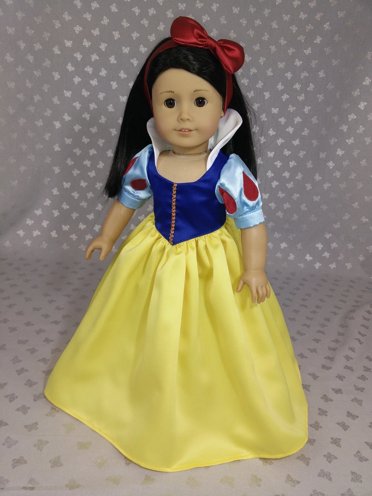 Handmade Princess Snow White Dress outfit for American Girl Doll
