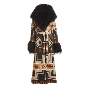 Harding Oxford Shearling Duster