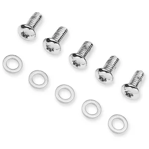Harley-Davidson® Chrome Derby Cover Screw Kit