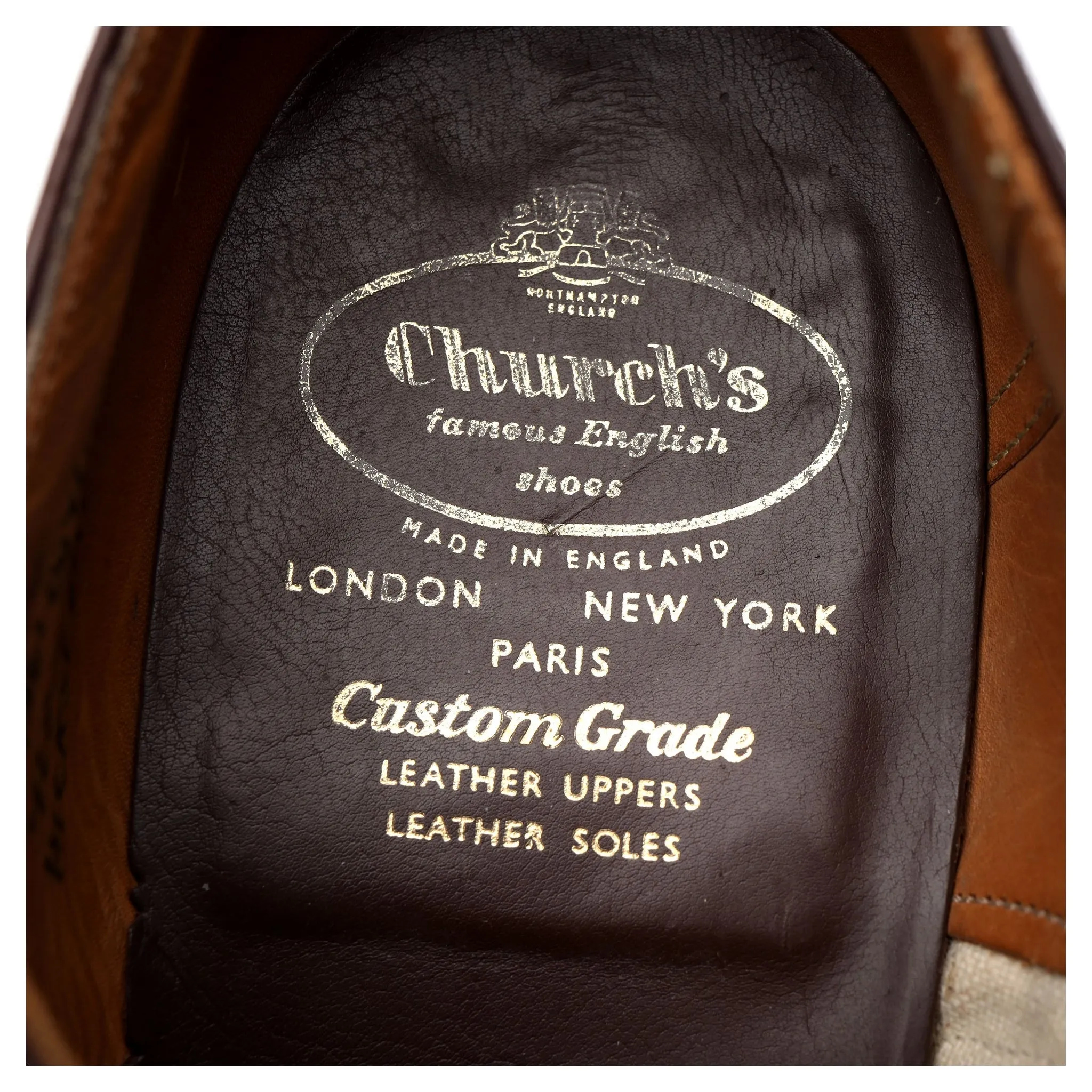 'Hickstead' Dark Brown Leather Oxford Brogues UK 9 F