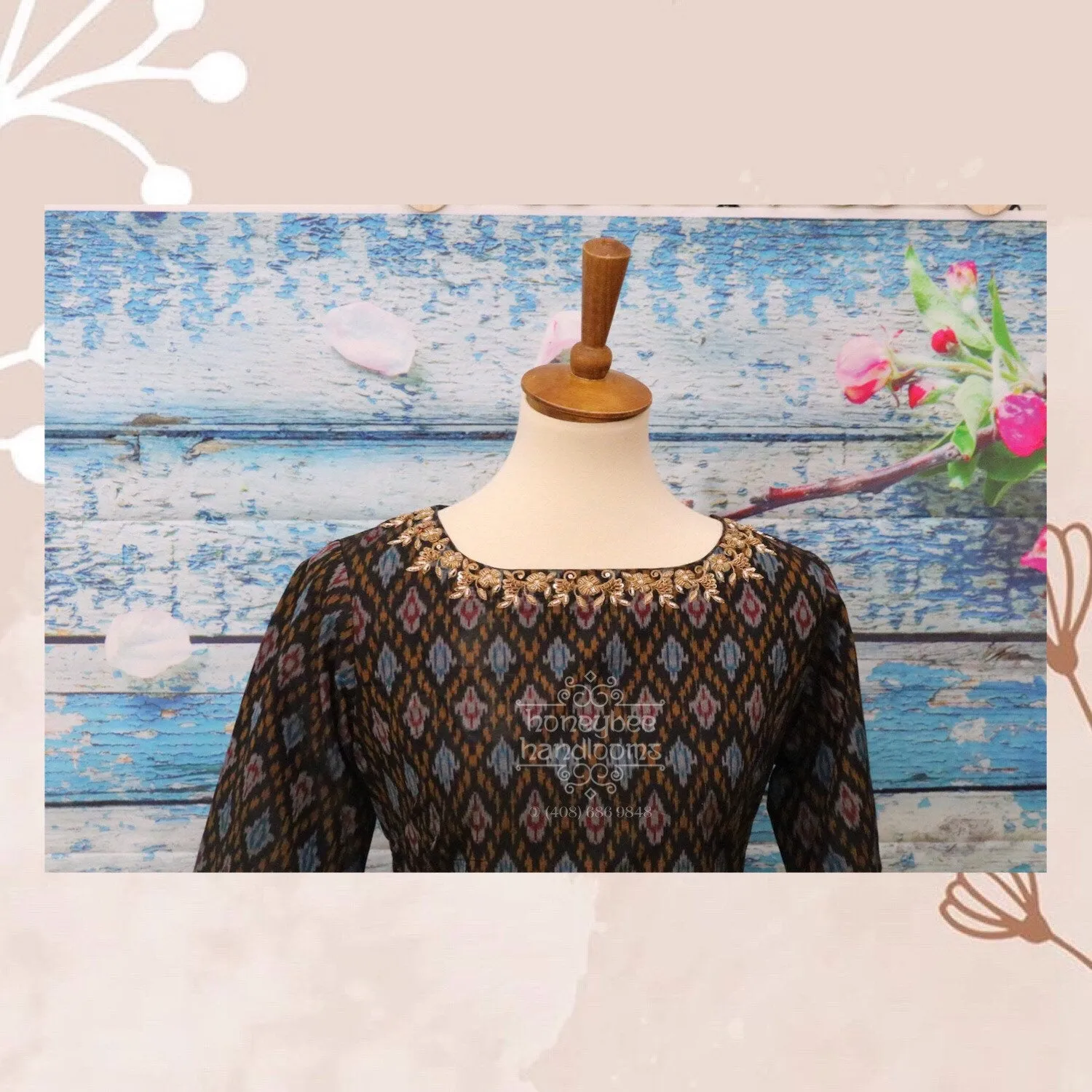 Indian Designerwear,Indian Designer Ikkat Kurta,Indian Dress for women,Indian Stitched Dress for Women, Indian Partywear Dress Duppatta