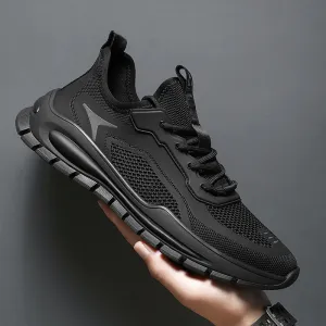 INSTOCK-breathable mesh sports running shoes for men's