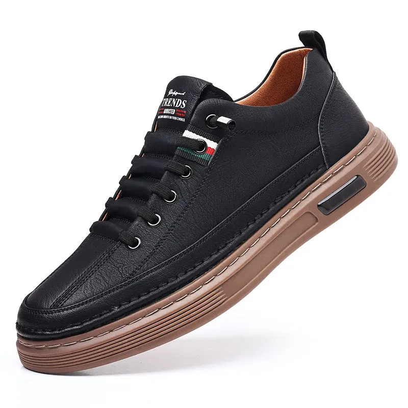INSTOCK-Men's shoes new four seasons trend business casual shoes