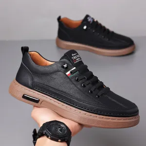 INSTOCK-Men's shoes new four seasons trend business casual shoes