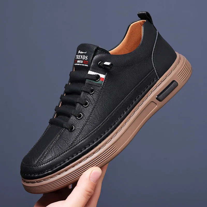 INSTOCK-Men's shoes new four seasons trend business casual shoes