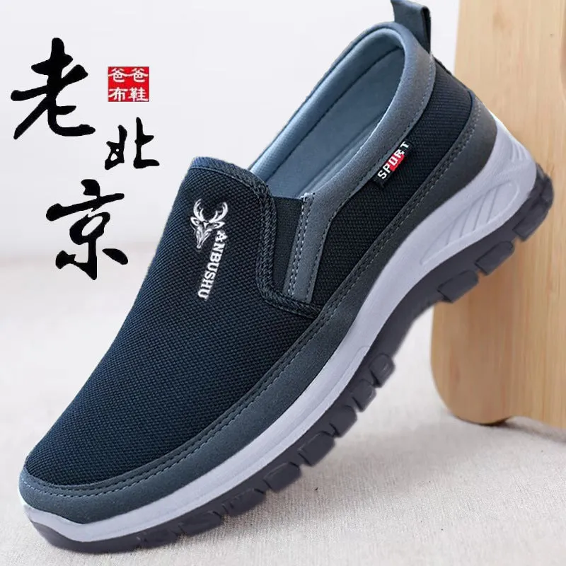 INSTOCK-Men's shoes Old Beijing cloth shoes Spring breathable