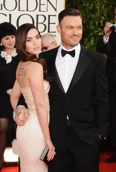 Ivory Megan Fox Mermaid Lace Strapless Dress Bodycon Prom Celebrity Formal Dress Golden Globe Awards Online