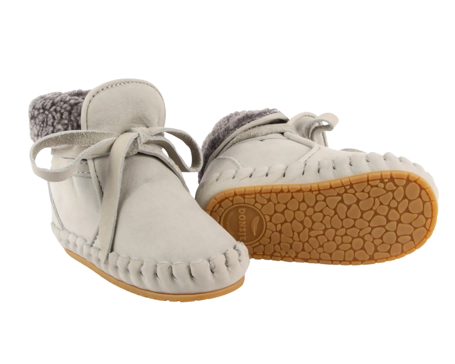 Jaya Booties | Light Grey Nubuck