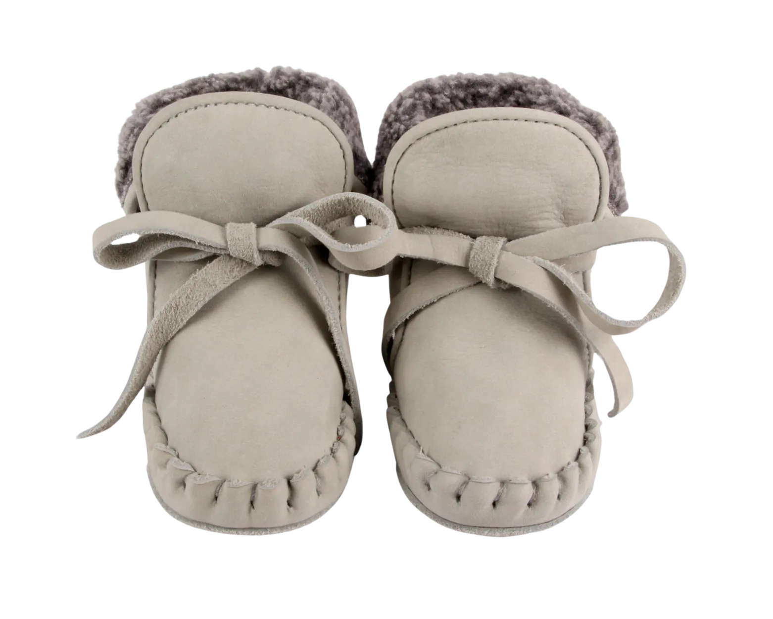 Jaya Booties | Light Grey Nubuck