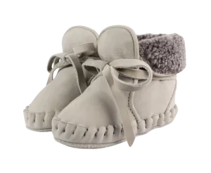 Jaya Booties | Light Grey Nubuck