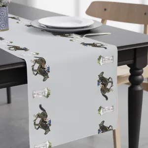 Jockeys & Juleps Paper Table Runner - Grey