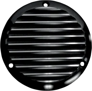 Joker Machine 06-98TC Billet Derby Cover - Finned Black