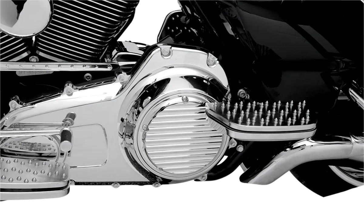 Joker Machine 06-99FN Billet Derby Cover - Finned Chrome