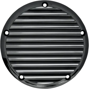 Joker Machine 06-99TC Billet Derby Cover - Finned Black