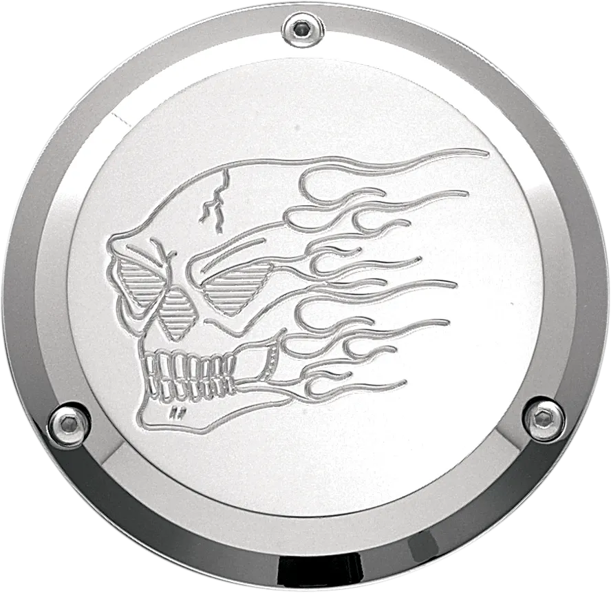 Joker Machine 921017HHC Billet Derby Cover - Hot Head Chrome