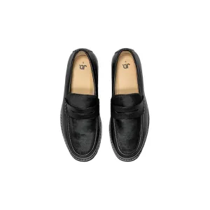 Jonathan D Peny Pony PennyMoc Shoes - Black