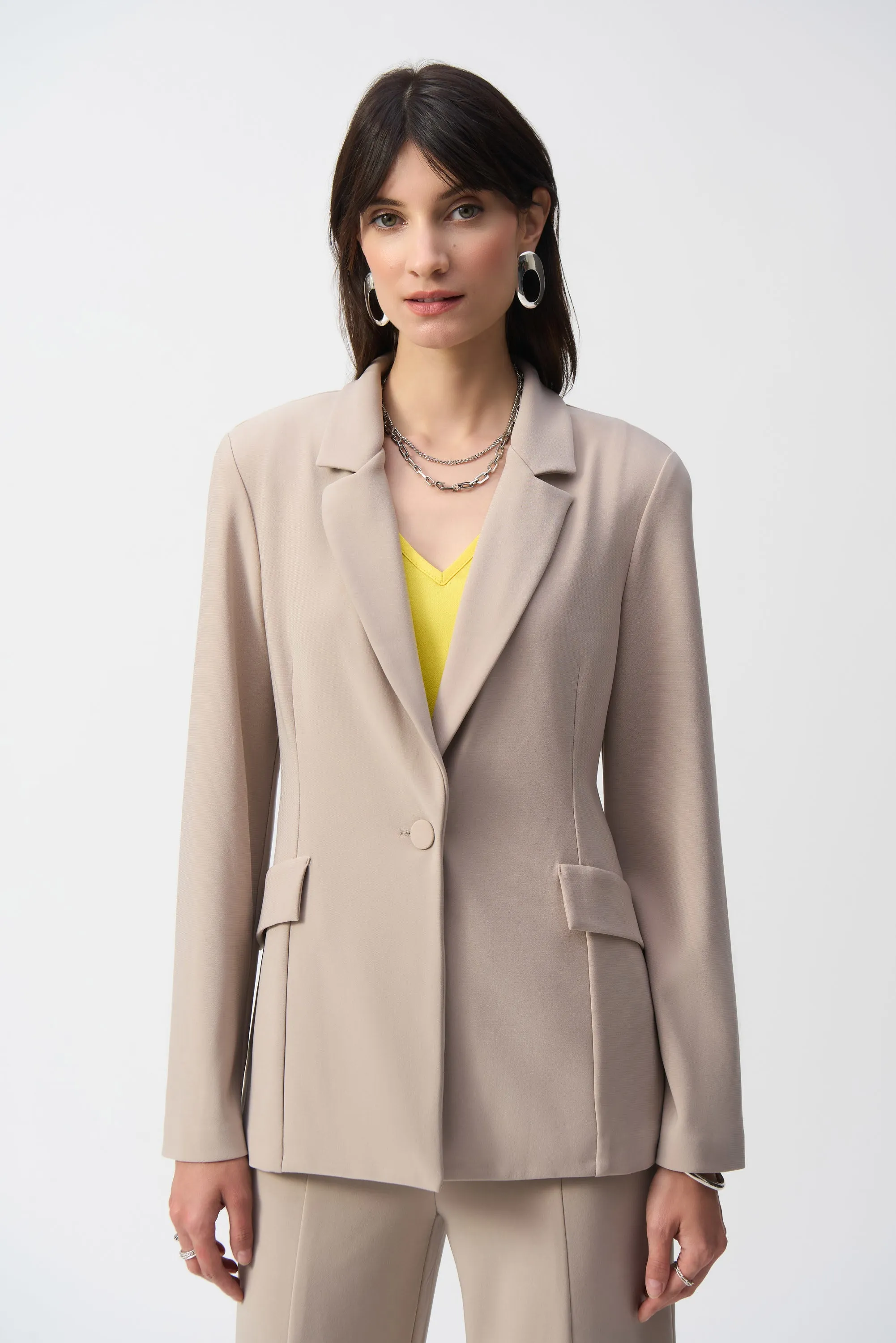 Joseph Ribkoff Silky Knit Straight Blazer