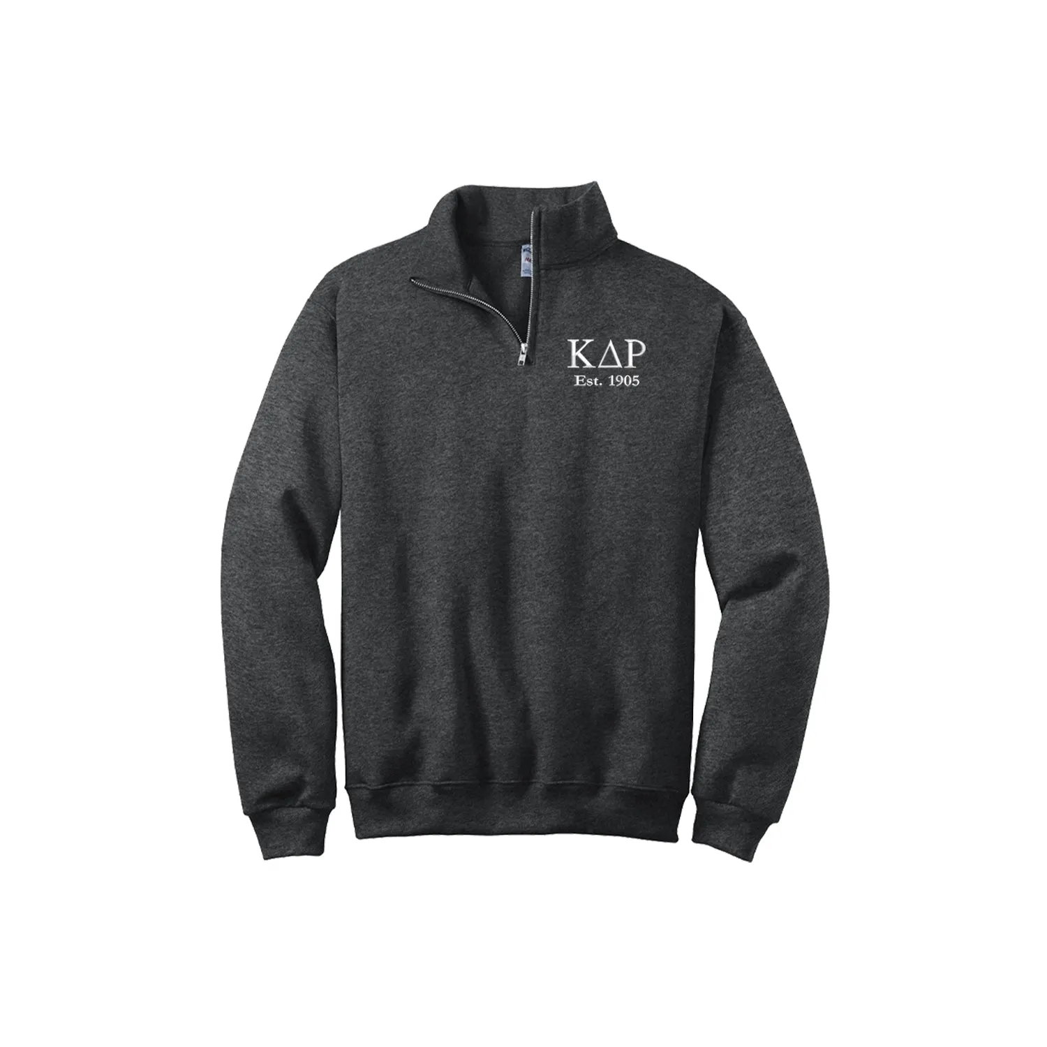 Kappa Delta Rho Est Quarter Zip Pullover Sweatshirt