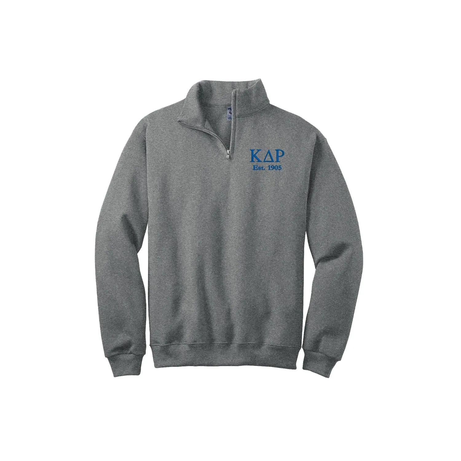 Kappa Delta Rho Est Quarter Zip Pullover Sweatshirt