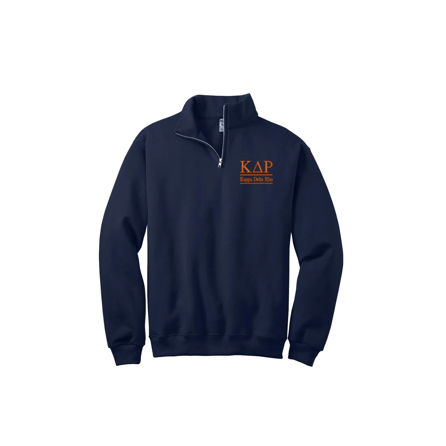 Kappa Delta Rho Q-Zip Sweatshirt - Plus Sizes
