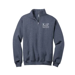 Kappa Delta Rho Quarter Zip Pullover Sweatshirt