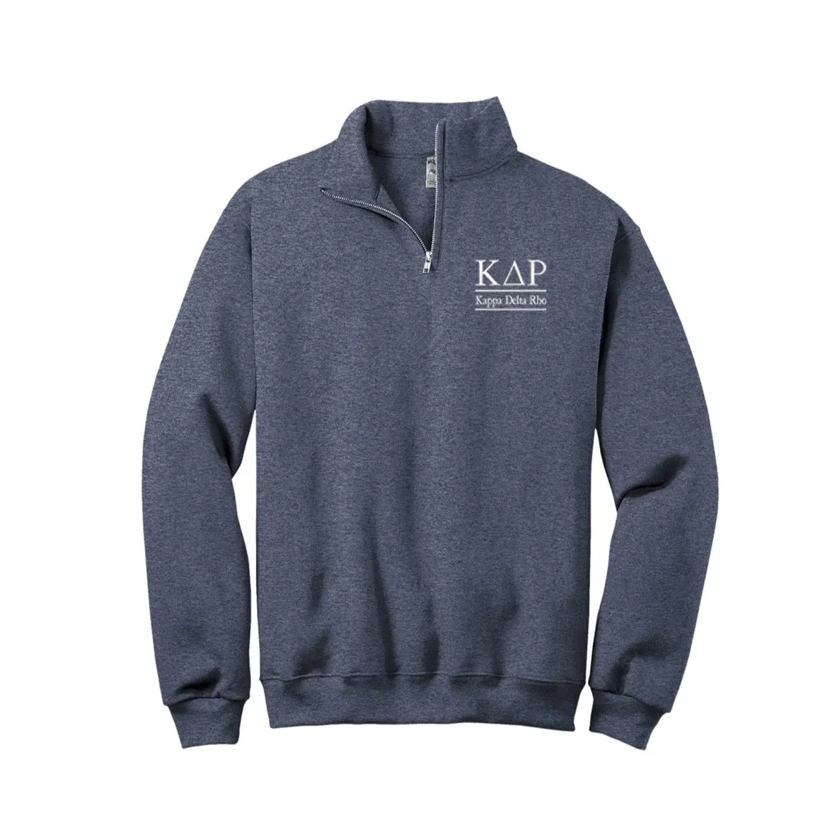 Kappa Delta Rho Quarter Zip Pullover Sweatshirt