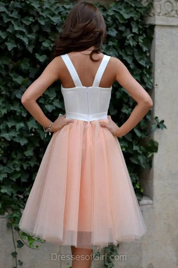 Knee Length Homecoming Dress,Ball Gown Sweet 16 Dress For Teens, SH236