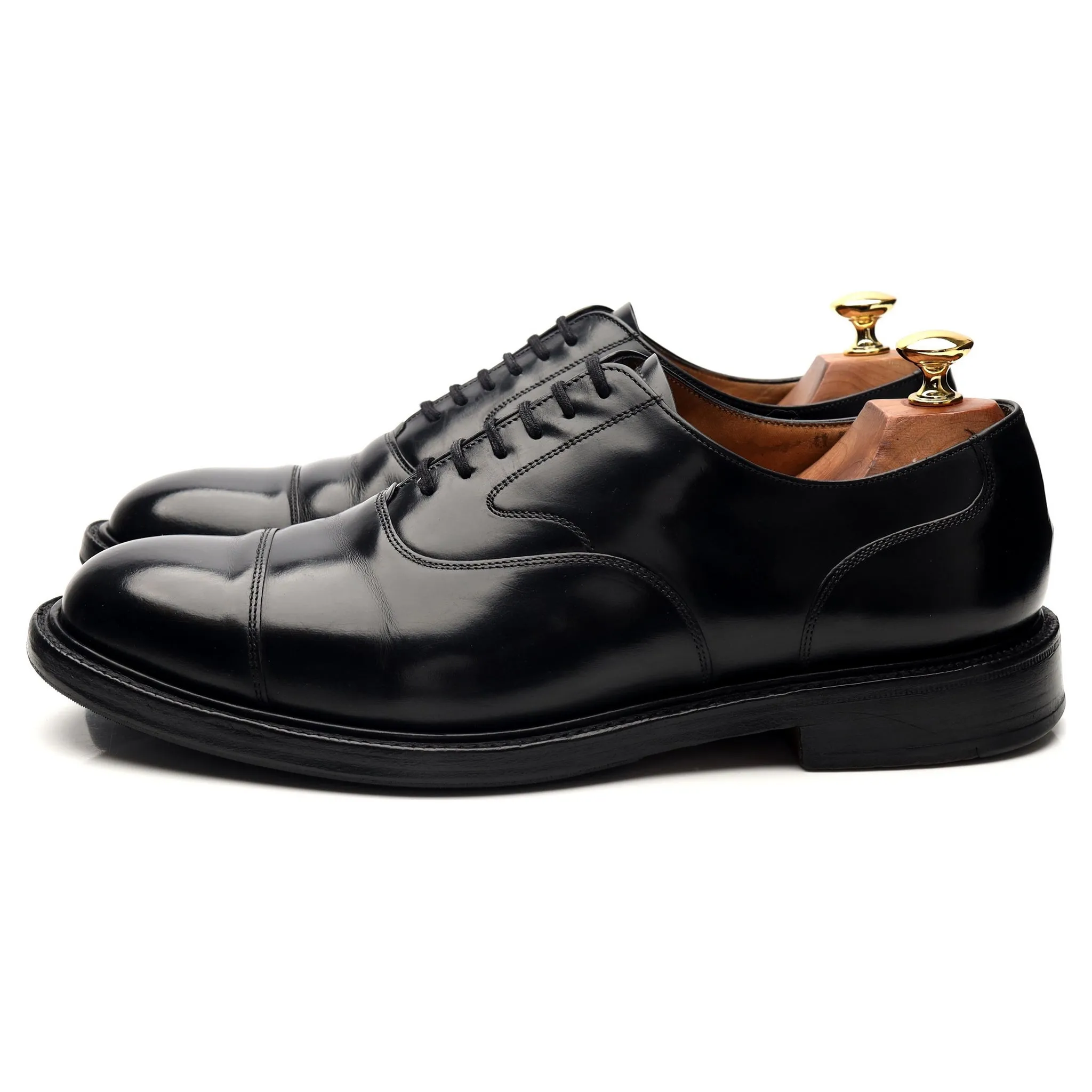 'Lancaster' Black Leather Oxford UK 9 G