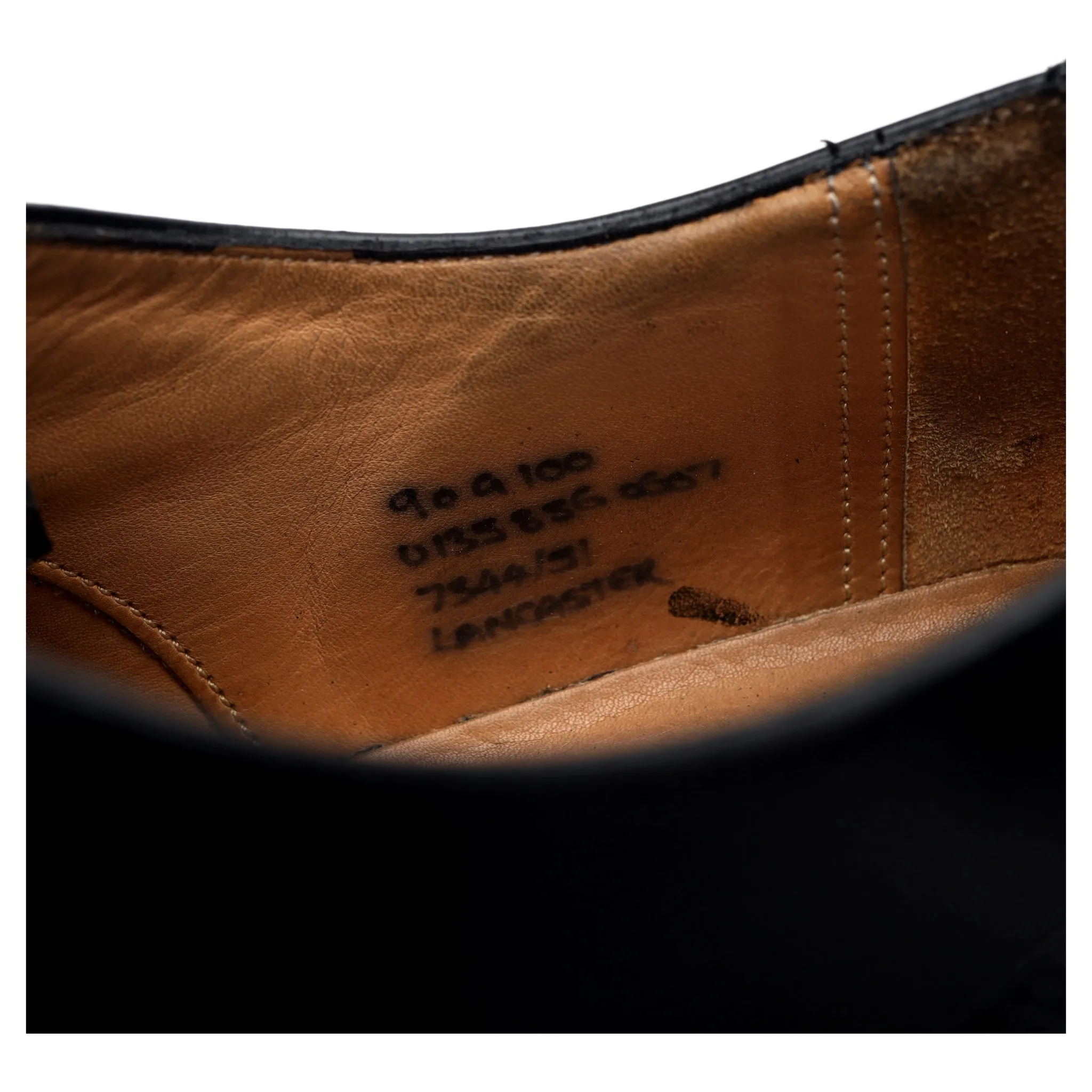 'Lancaster' Black Leather Oxford UK 9 G