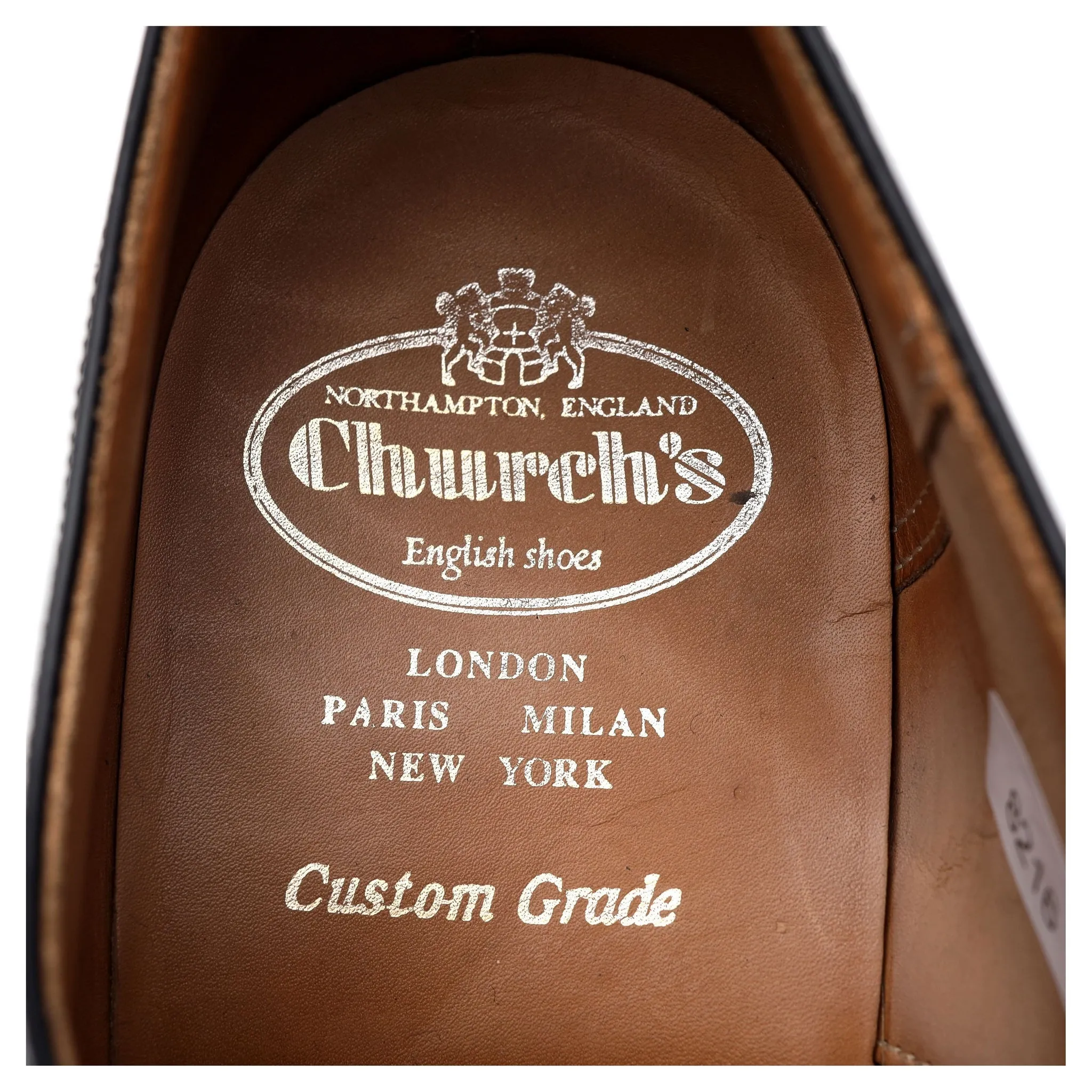 'Legate' Black Leather Oxford Brogue UK 9 G
