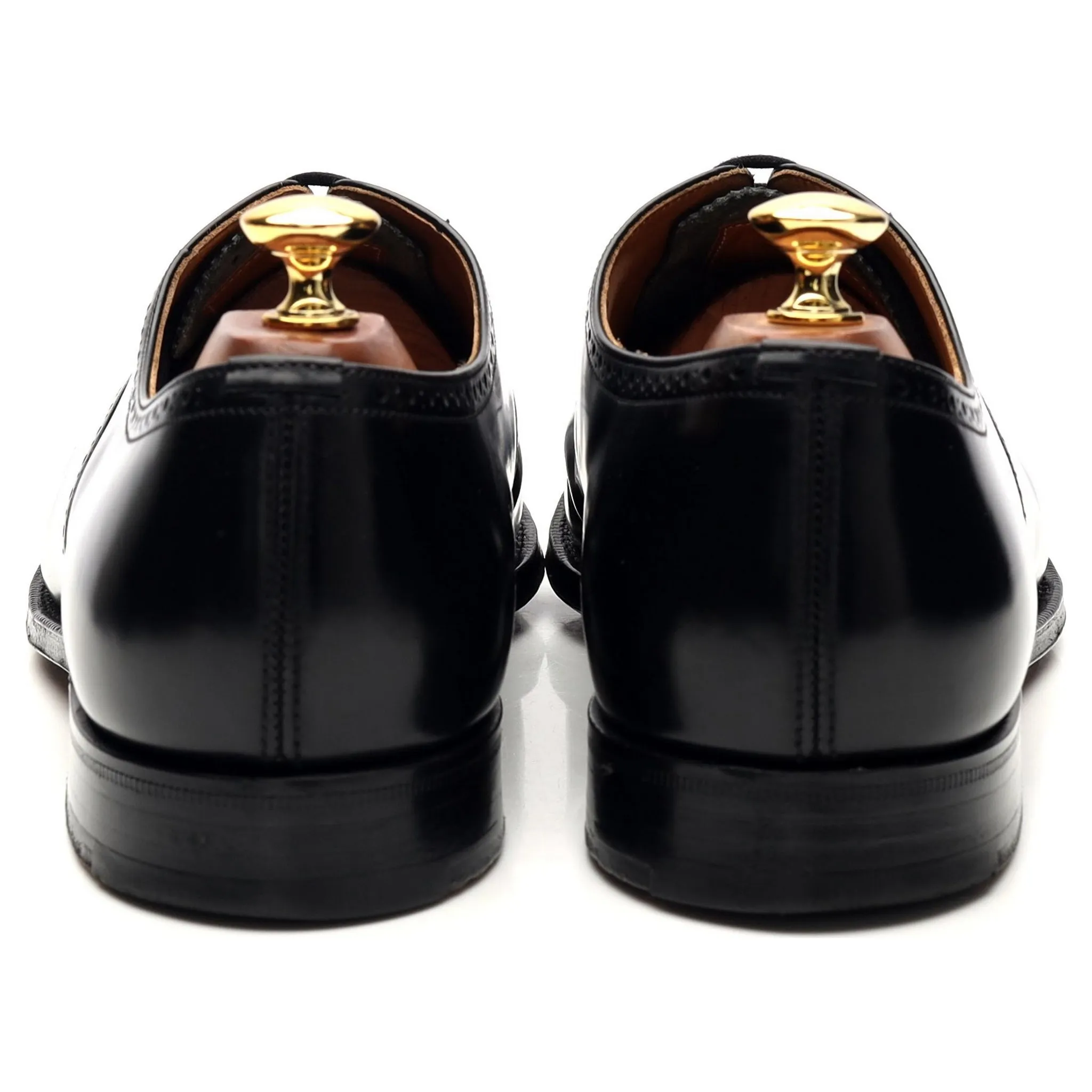 'Legate' Black Leather Oxford Brogue UK 9 G