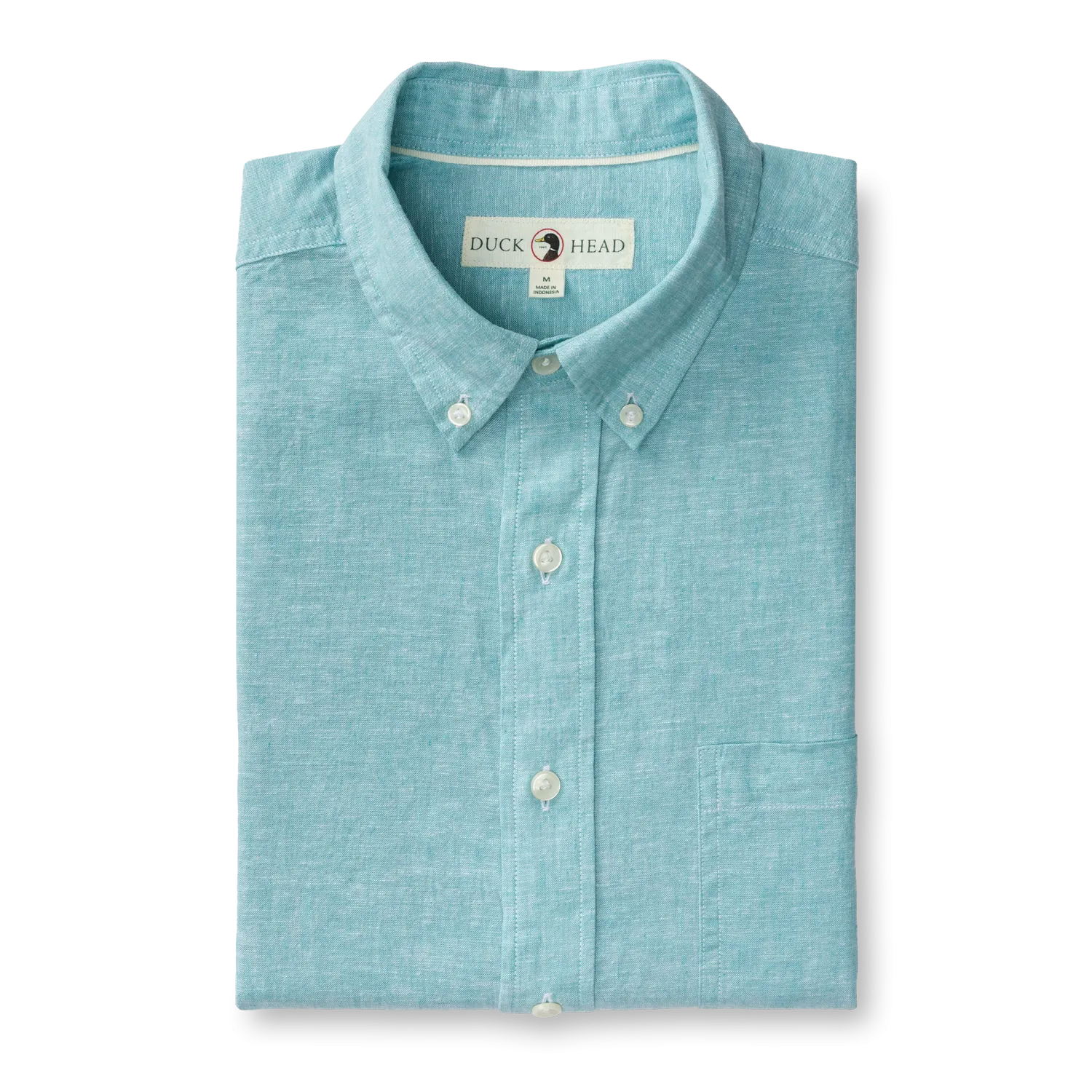 Linen Cotton Oxford Sport Shirt - Wallace Solid