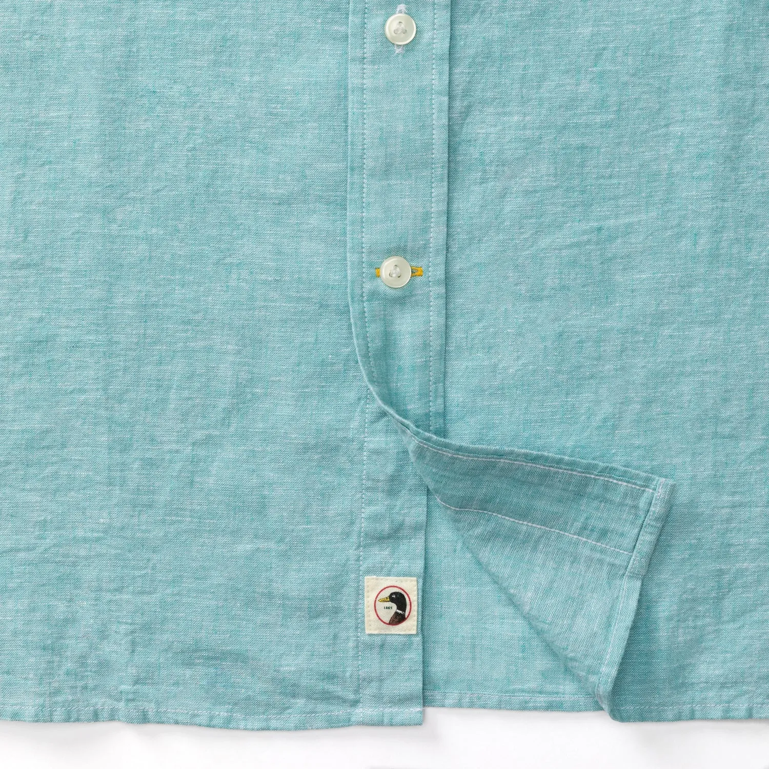 Linen Cotton Oxford Sport Shirt - Wallace Solid