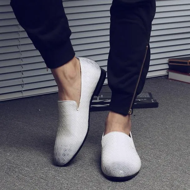 Loafers Moccasins Italian Shoes for Men Flats
