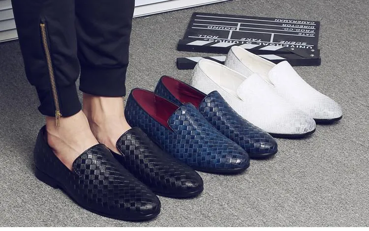 Loafers Moccasins Italian Shoes for Men Flats