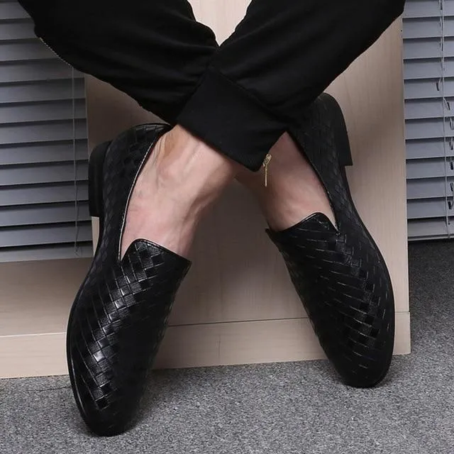 Loafers Moccasins Italian Shoes for Men Flats