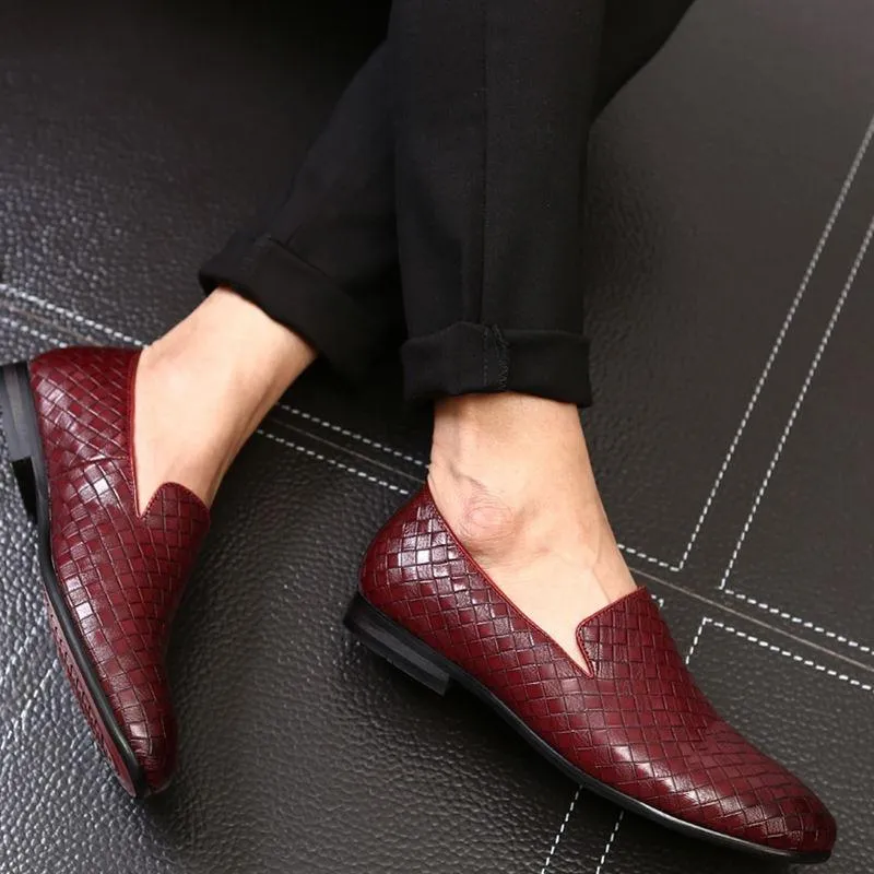 Loafers Moccasins Italian Shoes for Men Flats